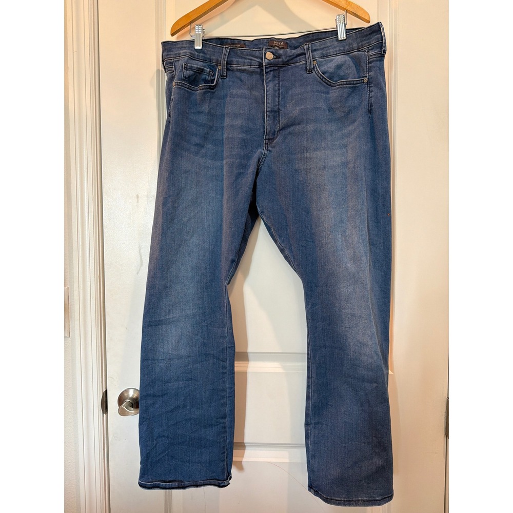 NYDJ Le Silhouette Slim Bootcut Jeans Blue 18WP Lift Tuck Stretch Denim